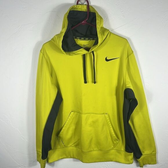 🔥 NIKE THERMA-FIT Polyester HOODIE SWEATSHIRT- Men Sz M - EXCELLENT Condition - Picture 2 of 8